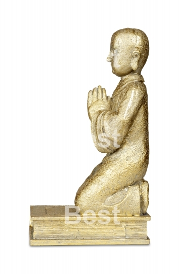 Gold buddha statue