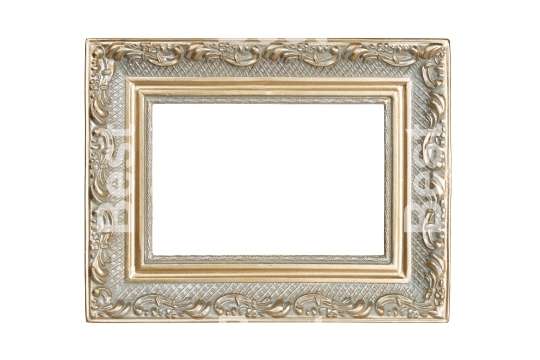 Gold picture frame