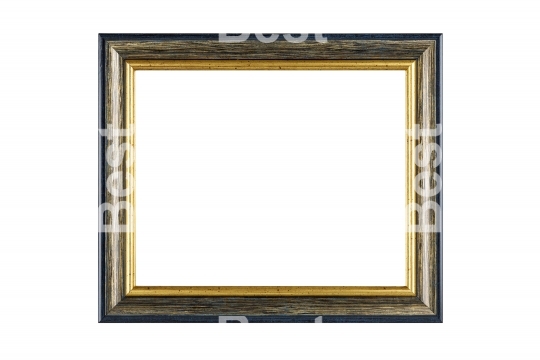 Gold picture frame