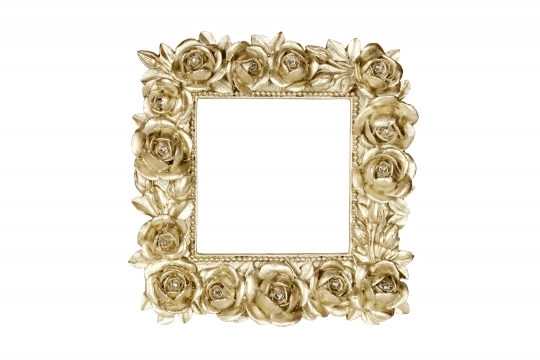 Gold picture frame