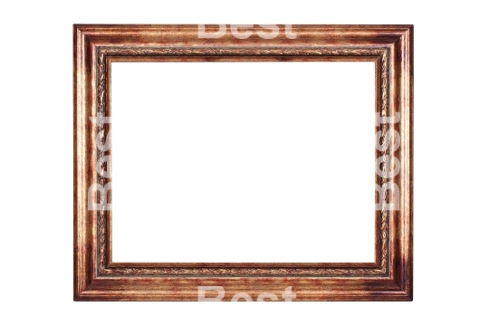 Gold picture frame