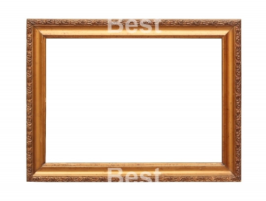 Gold picture frame