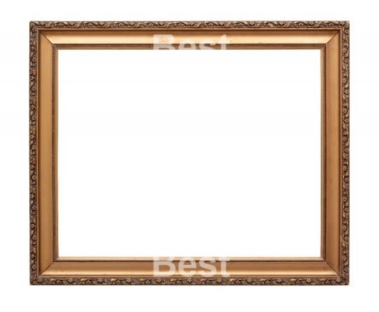 Gold picture frame