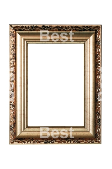 Gold picture frame