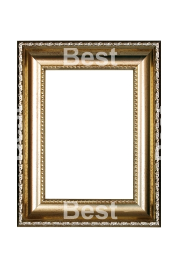 Gold picture frame