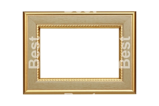 Gold picture frame