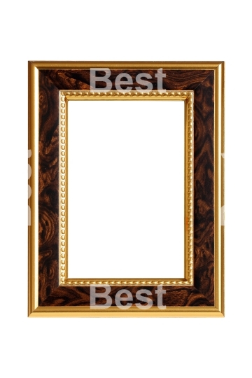 Gold picture frame