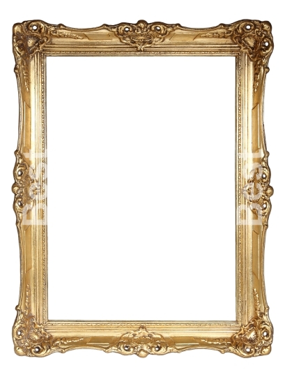 Gold picture frame