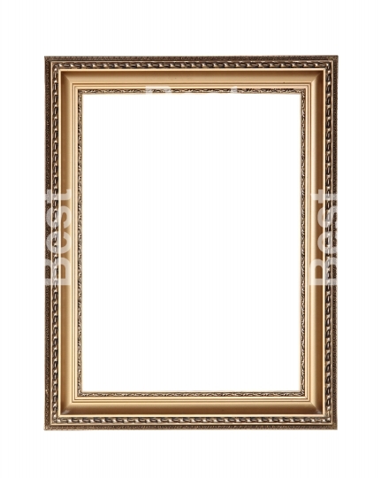 Gold picture frame