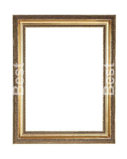 Gold picture frame