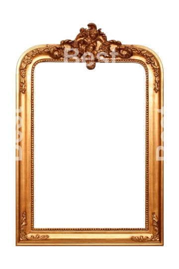 Gold picture frame