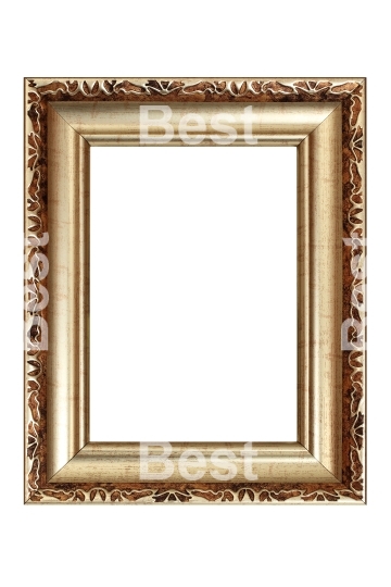 Gold picture frame