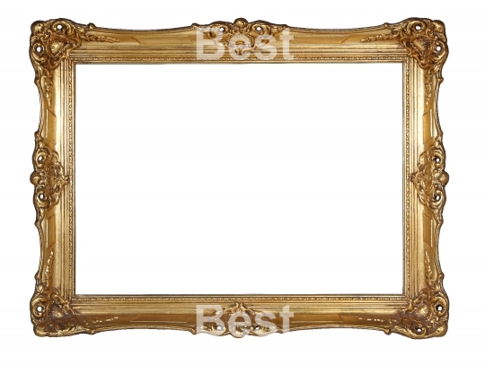 Gold picture frame