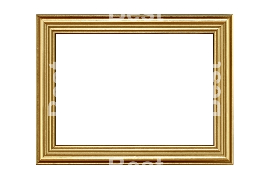 Gold picture frame