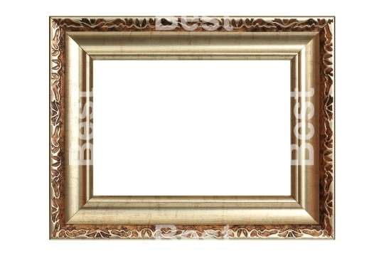 Gold picture frame