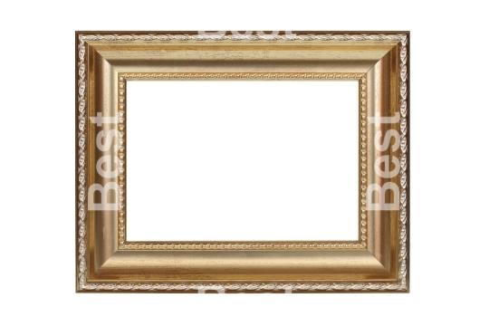 Gold picture frame