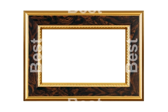 Gold picture frame