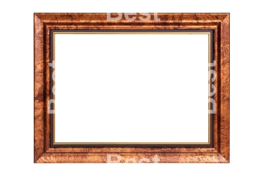 Gold picture frame