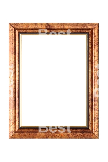 Gold picture frame