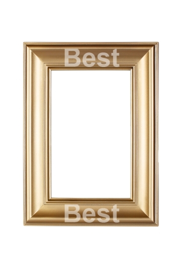 Gold picture frame