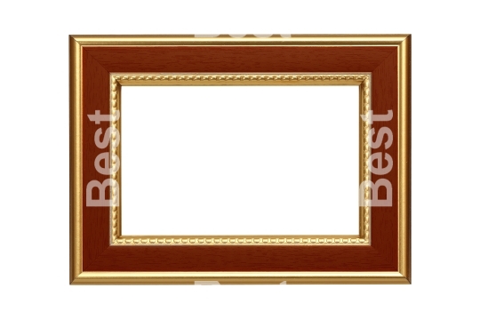 Gold-brown picture frame