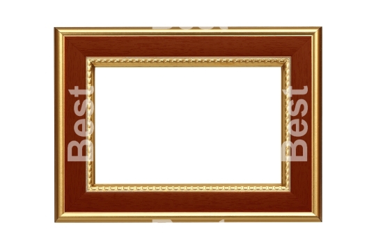 Gold-brown picture frame