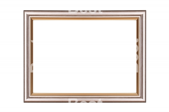 Golden picture frame