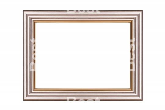 Golden picture frame