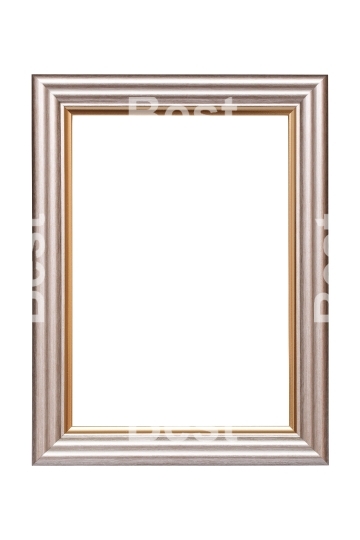 Golden picture frame