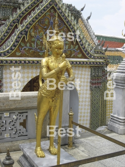 Golden Statue In Wat Phra Kaeo