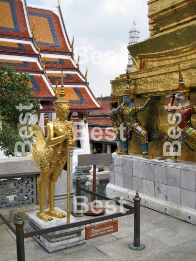 Golden Statue In Wat Phra Kaeo