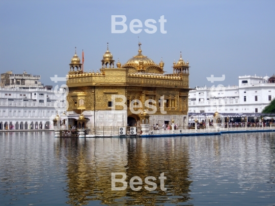 Golden temple in Amritsar