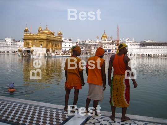 Golden temple in Amritsar