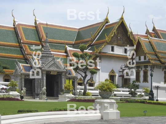 Grand Palace. A temple Wat Phra Kaew