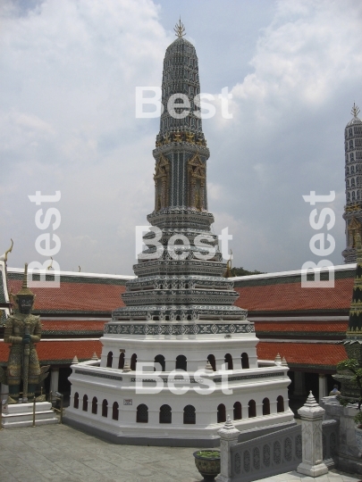 Grand Palace. A temple Wat Phra Kaew