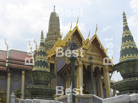 Grand Palace. A temple Wat Phra Kaew