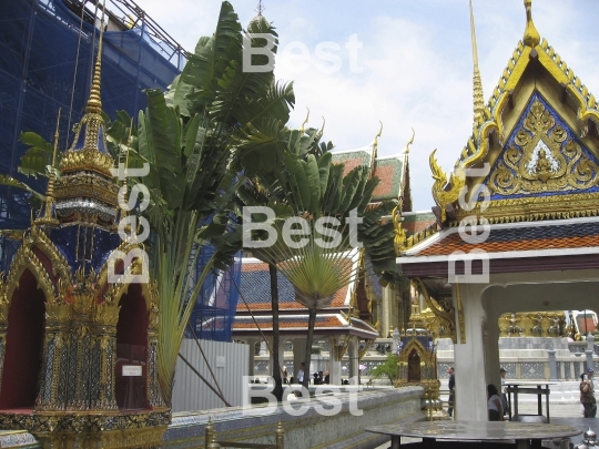 Grand Palace. A temple Wat Phra Kaew