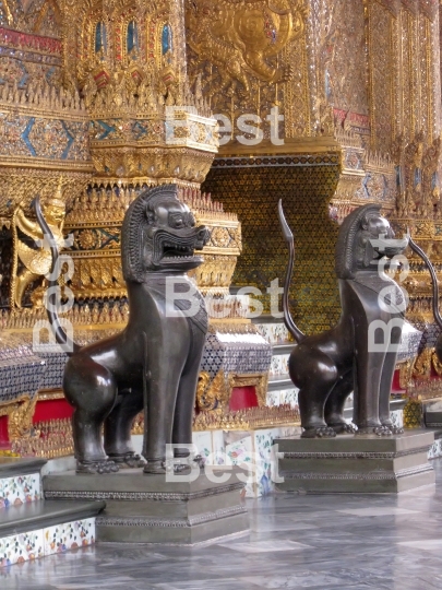 Grand Palace. A temple Wat Phra Kaew