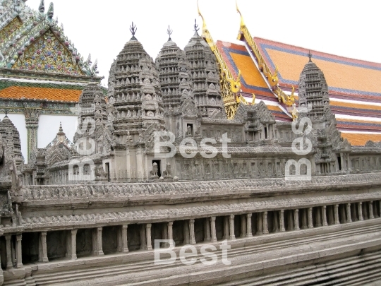 Grand Palace. A temple Wat Phra Kaew