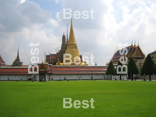 Grand Palace. A temple Wat Phra Kaew