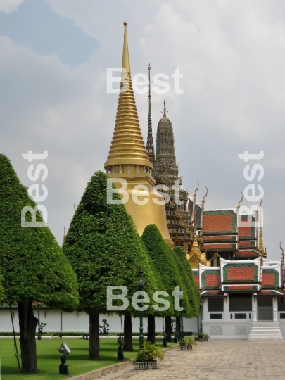 Grand Palace. A temple Wat Phra Kaew