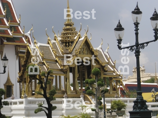 Grand Palace. A temple Wat Phra Kaew