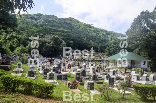 Graveyard in La Passe
