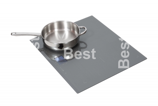 Gray induction hob