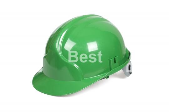 Green hard hat