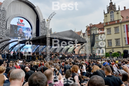 Guitar Guinness World Record event in Poland.