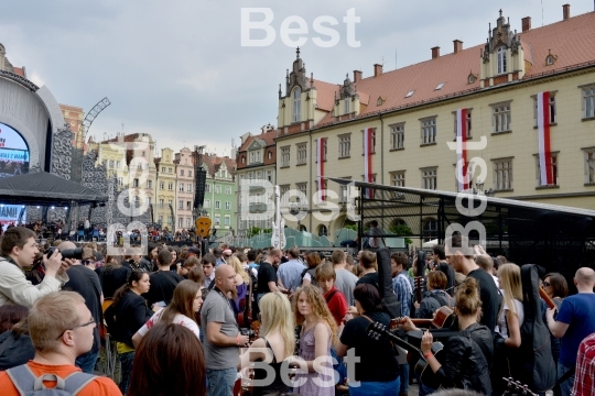 Guitar Guinness World Record event in Poland.