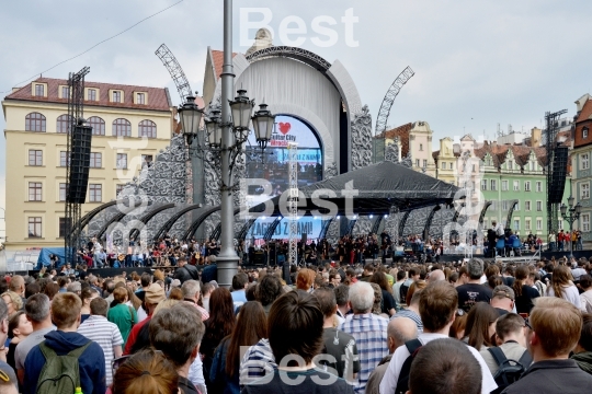 Guitar Guinness World Record event in Poland.