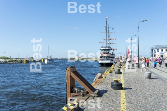 Harbor in Kolobrzeg