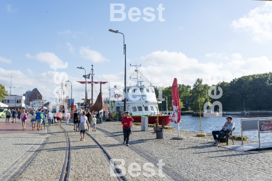 Harbor in Kolobrzeg